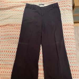 Wide leg pinstripe pants (2 pairs)
